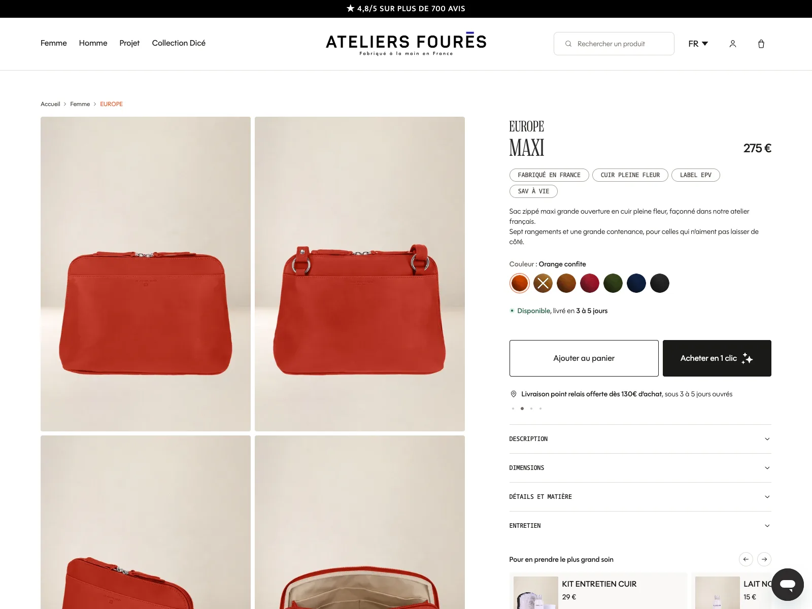 Aperçu du site Ateliers Fourès