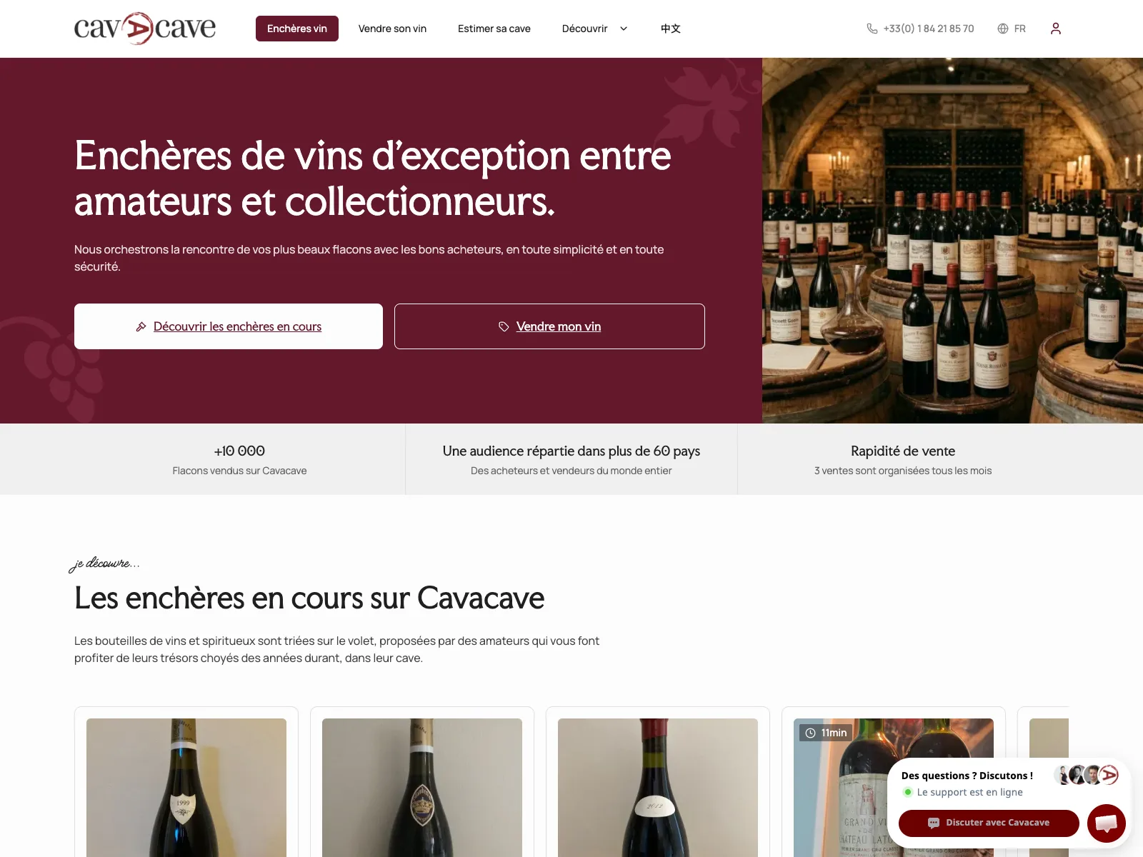 Aperçu du site Cavacave