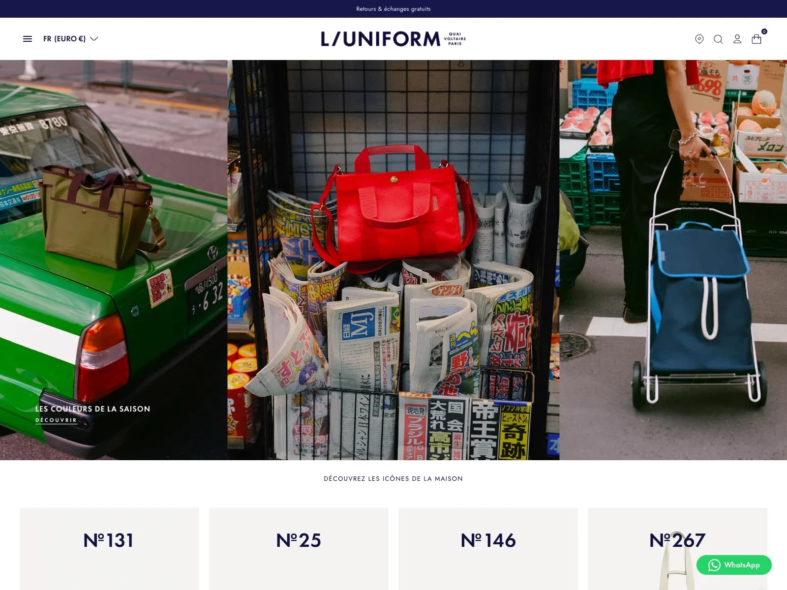 Aperçu du site L/UNIFORM